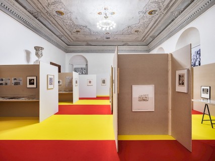 Universitätsgalerie der Angewandten, Ausstellungsansicht, Lill Tschudi - Franz Čižek. A delightful sort of game, © Kunstsammlung und
Archiv, Universität für angewandte Kunst Wien, Foto: kunst-dokumentation.com