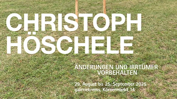 Ausstellungsplakat 2025
                                          von Christoph Höschele für die Ausstellung Änderungen und Irrtümer vorbehalten