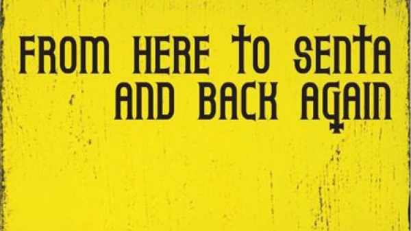 Ausstellungsplakat from here to Senta
                                          and back again 2026, Heribert Friedl