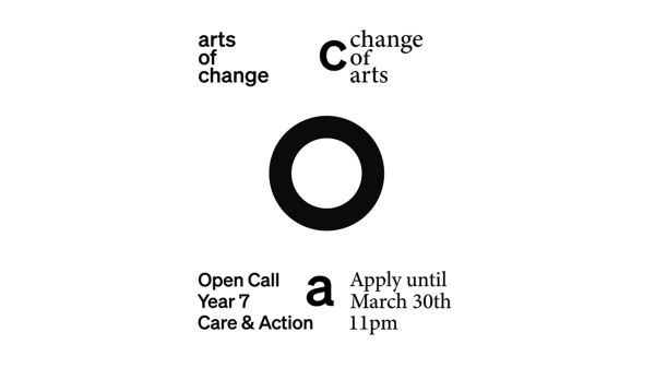 Plakat Open Call Art of Change 2026