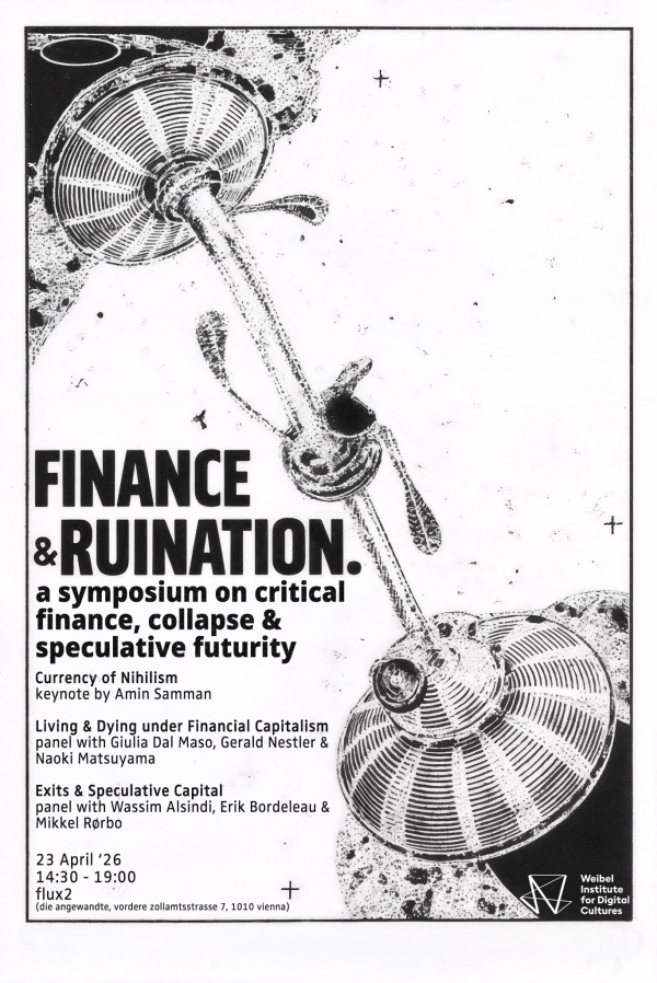 Event poster Finance & Ruination 2026