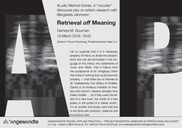 Retrieval off Meaning Gerhard M. Buurman