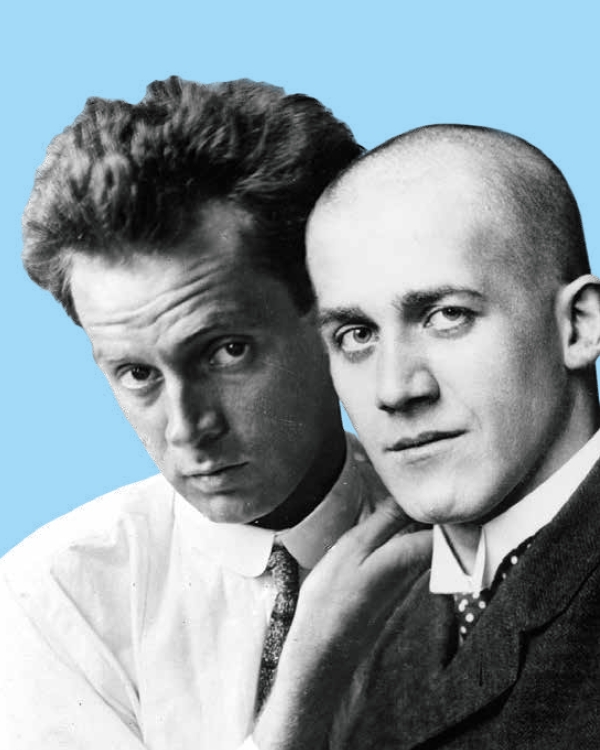 Portraits of Egon Schiele and Oskar Kokoschka